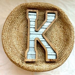 ✨Galvanized Metal Wall Decor “K”